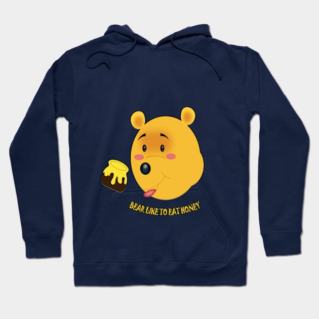 bear T-Shirt Hoodie by Magic0